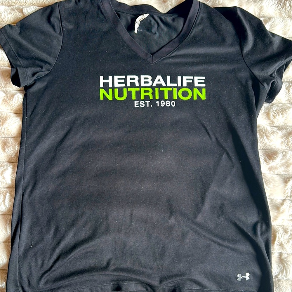 Under Armour Black Herbalife Nutrition T-Shirt